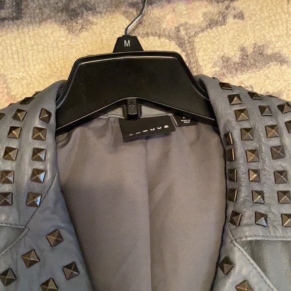 Trouve faux leather studded jacket size M - Picture 2 of 3